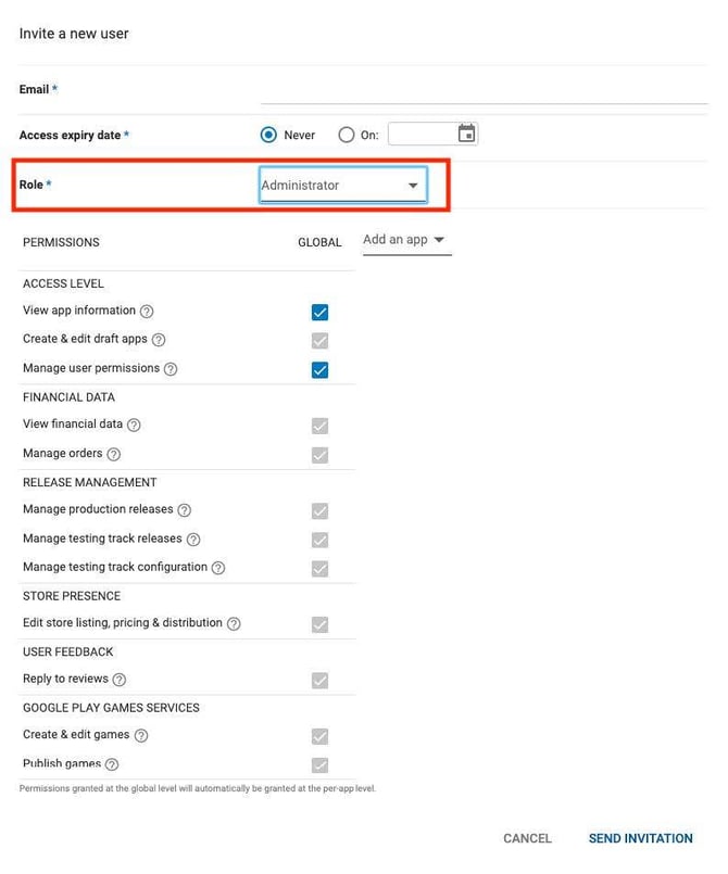 Google Developer Account Setup